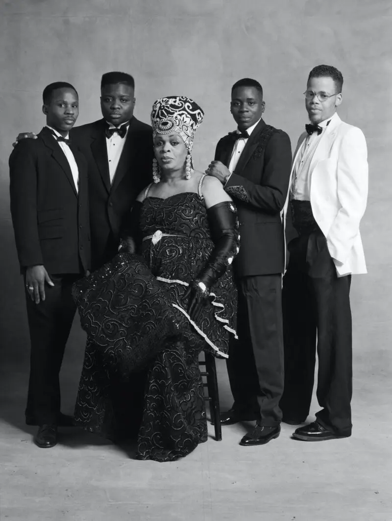 15. STUDIO W. 3OTH STREET Iconic Mother Avis Pendavis, with House children 1991