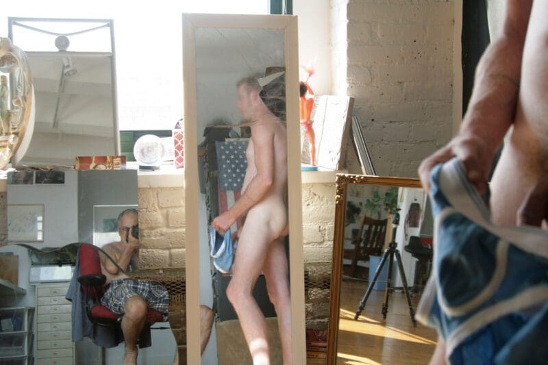 Robert Siegelman 3 The Model and The Photographer (Bugle Boy)
