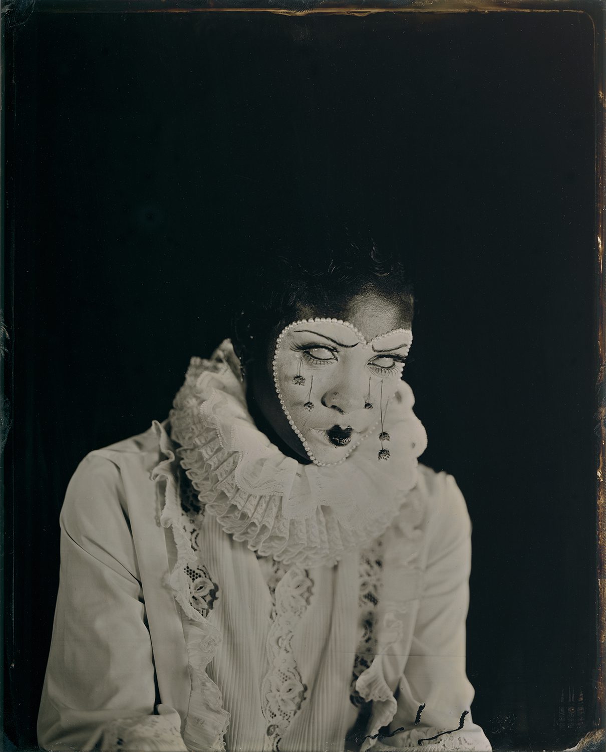 CHALK Pia the Pierrot Clown Has Been Crying Flowers